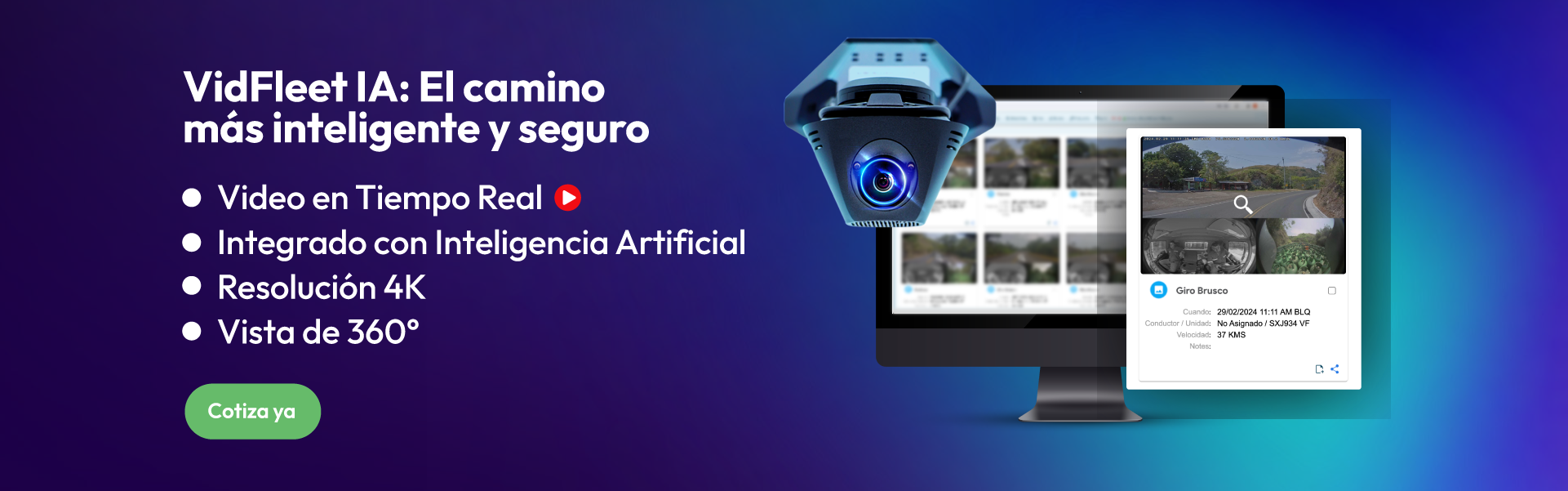 cámara para camiones